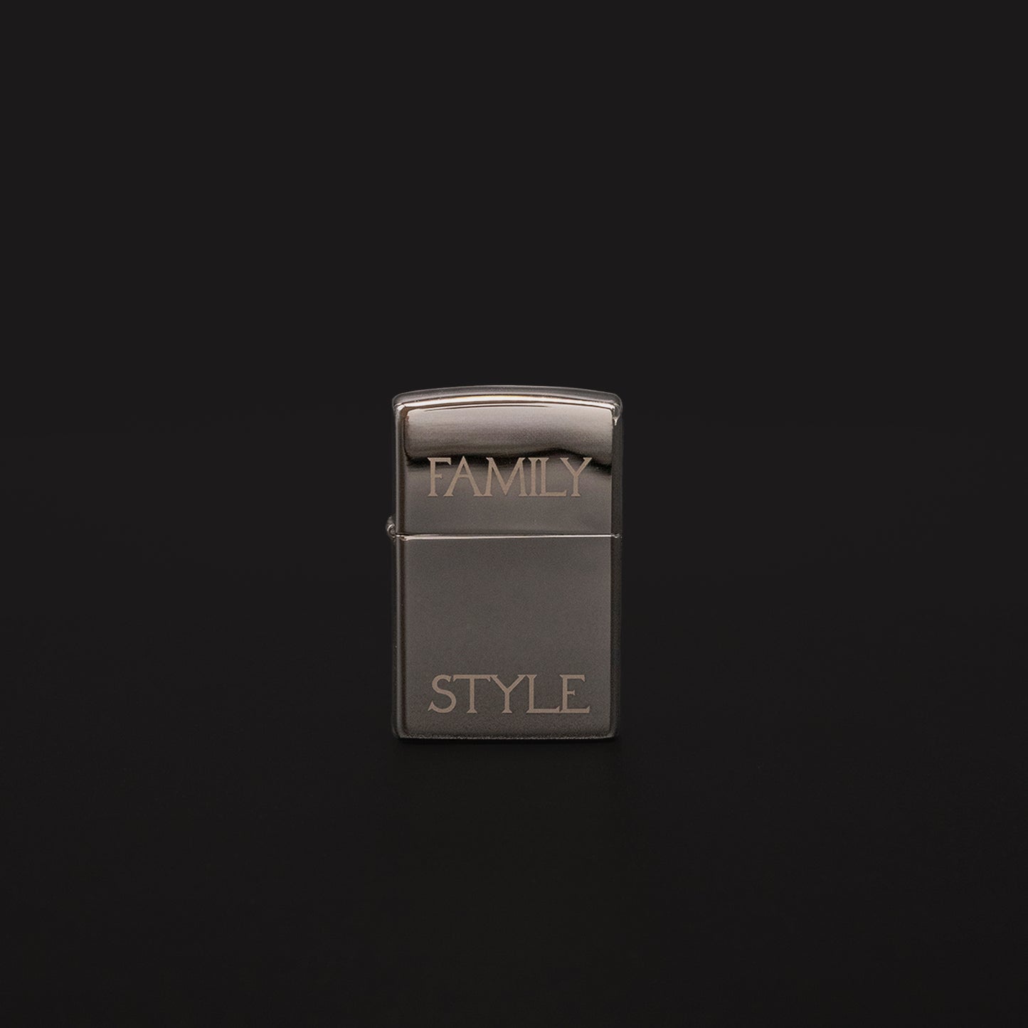 Family Style Chrome Zippo Lighter